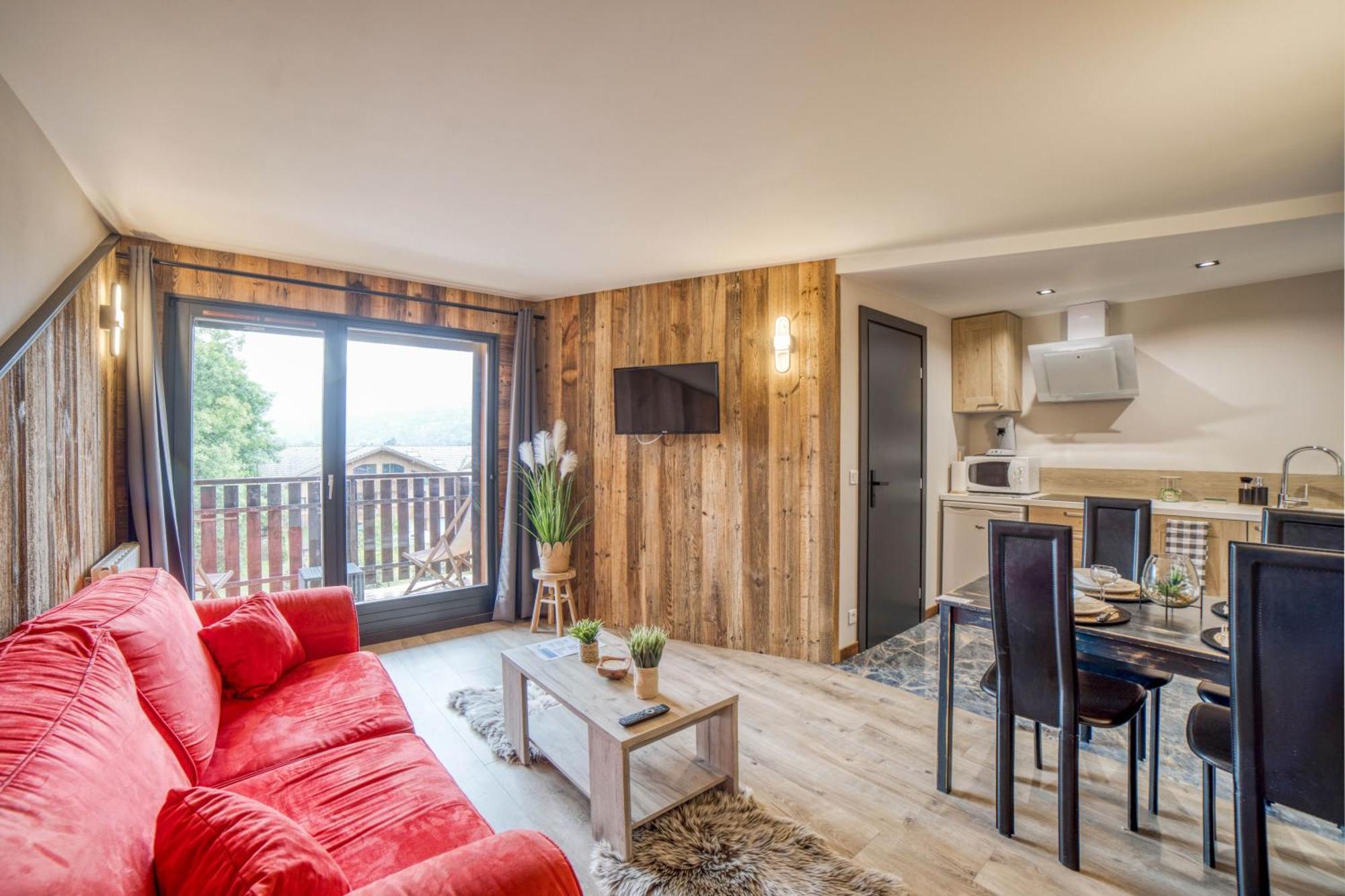 Avec Balcon Et Commodites Modernes Apartment Samoens